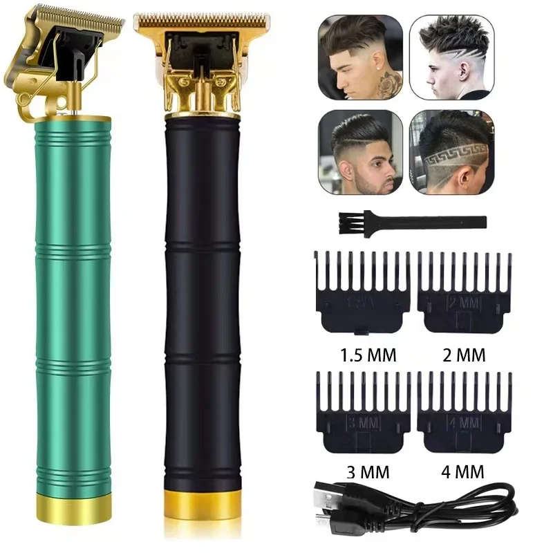 Elektrische Tondeuse T9 Haar Trimmer Voor Mannen Oplaadbare Elektrische Scheerapparaat Baard Kapper Haar Snijmachine Mannen Baard Trimmer