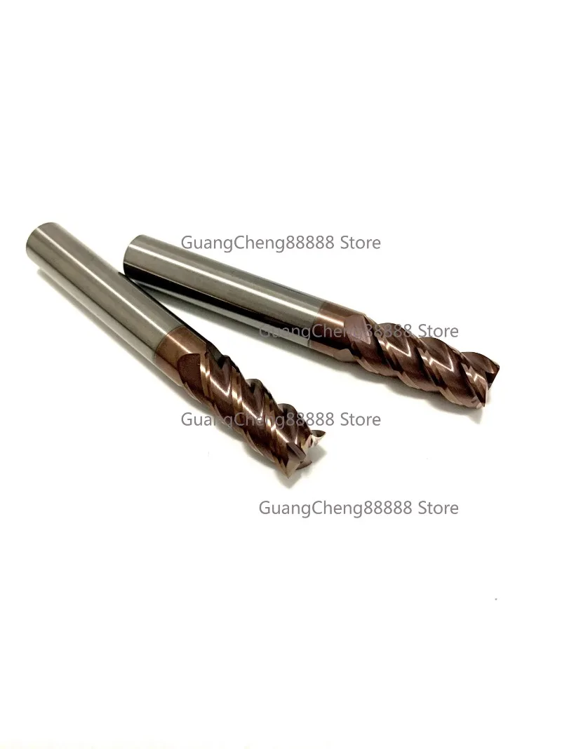 70 degree 4 edge tungsten steel milling cutter carbide CNC flat bottom high hard seismic