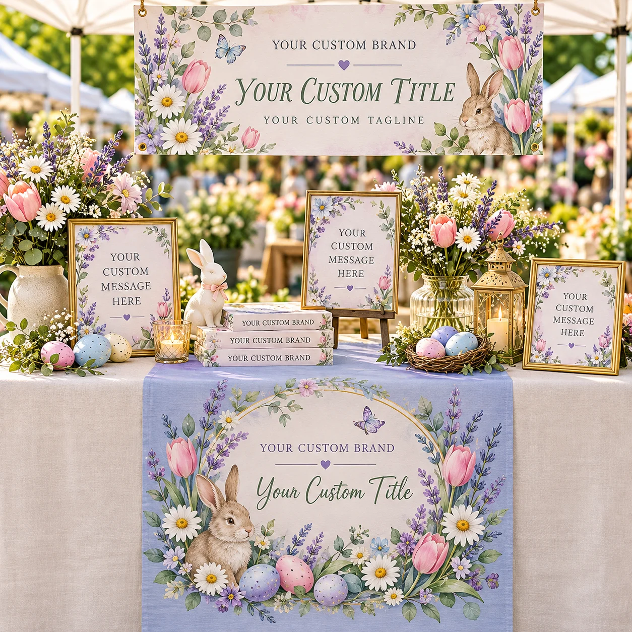 Customizable Table Runner – Print Your Own Text or Photos. Full-color printing; perfect for birthdays, weddings, anniversaries,