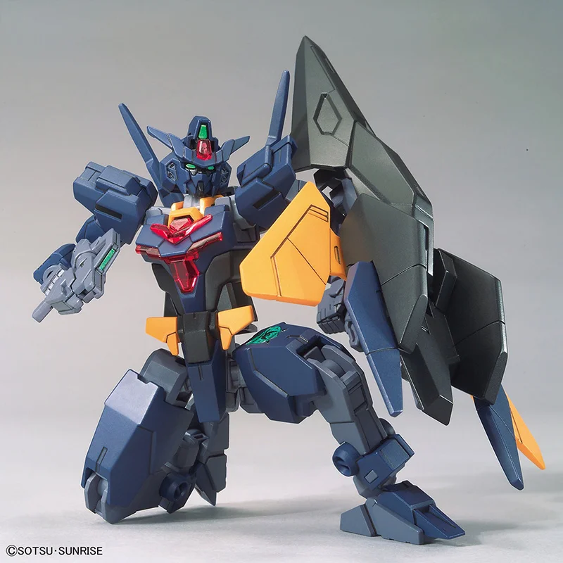 Bandai-figura de acción Original de Anime para niños, Kit de modelos de ensamblaje, Gundam II Titans, Color 14Cm, HG 1/144 Core