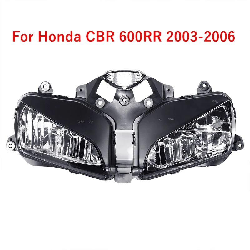 

Motorcycle Front Headlight Lamp Light Assembly For Honda CBR600RR CBR 600 RR 2003-2006 2007-2012 2013-2024