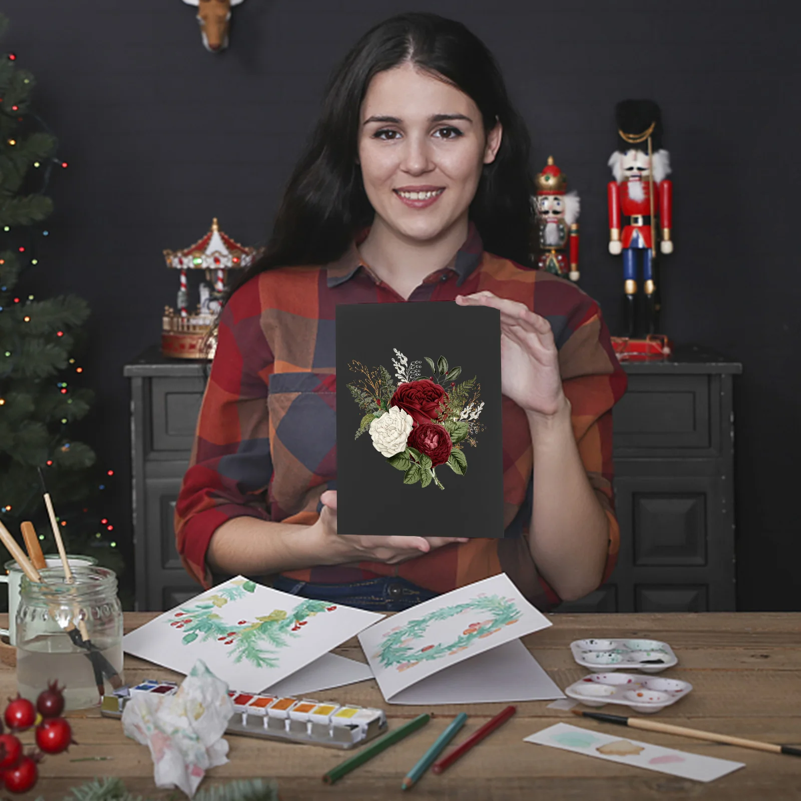 ورق بطاقات A4 أسود متين 20 ورقة أدوات يدوية للفنون والحرف اليدوية مثالية للاستخدام في الفصول الدراسية بطاقة A4 سوداء #5