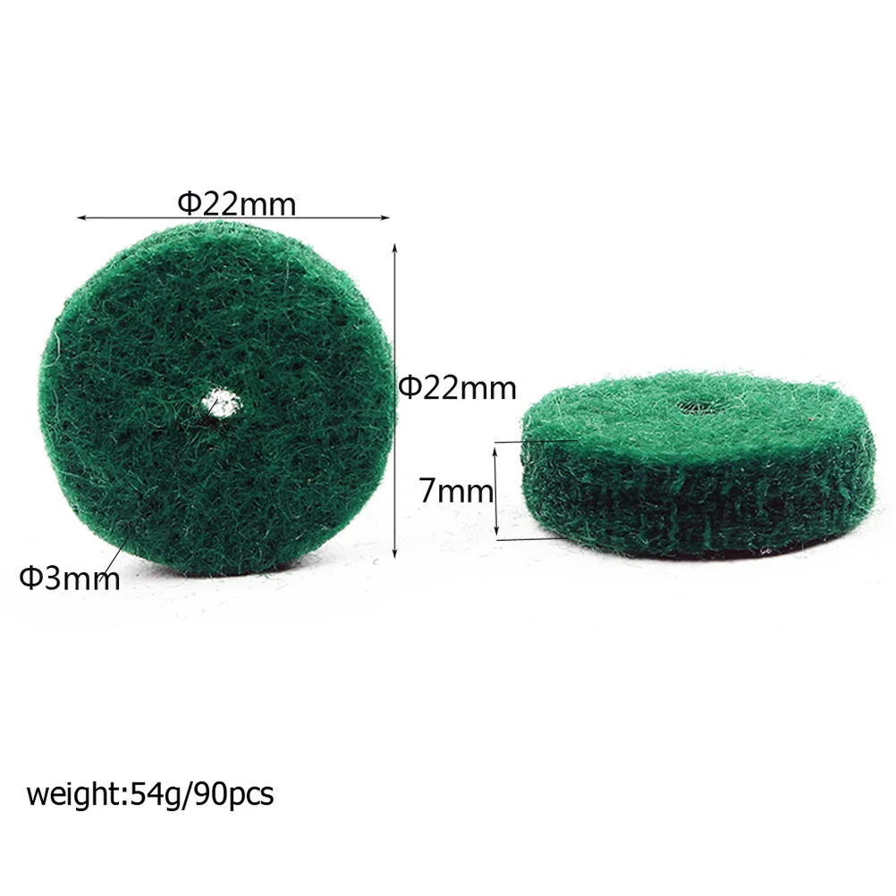 

90Pcs Piano Accessories Felt Washers Perfect Round Design for Protecting and Improving Sound Green Piano Washer