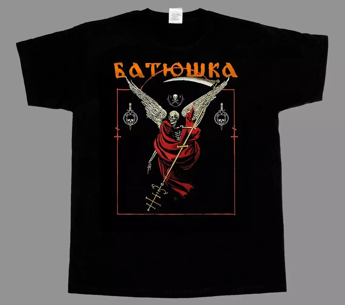 

Футболка Batushka, винтажная рубашка с металлической музыкой Spirit Healing, футболка унисекс, новая летняя мужская и женская футболка