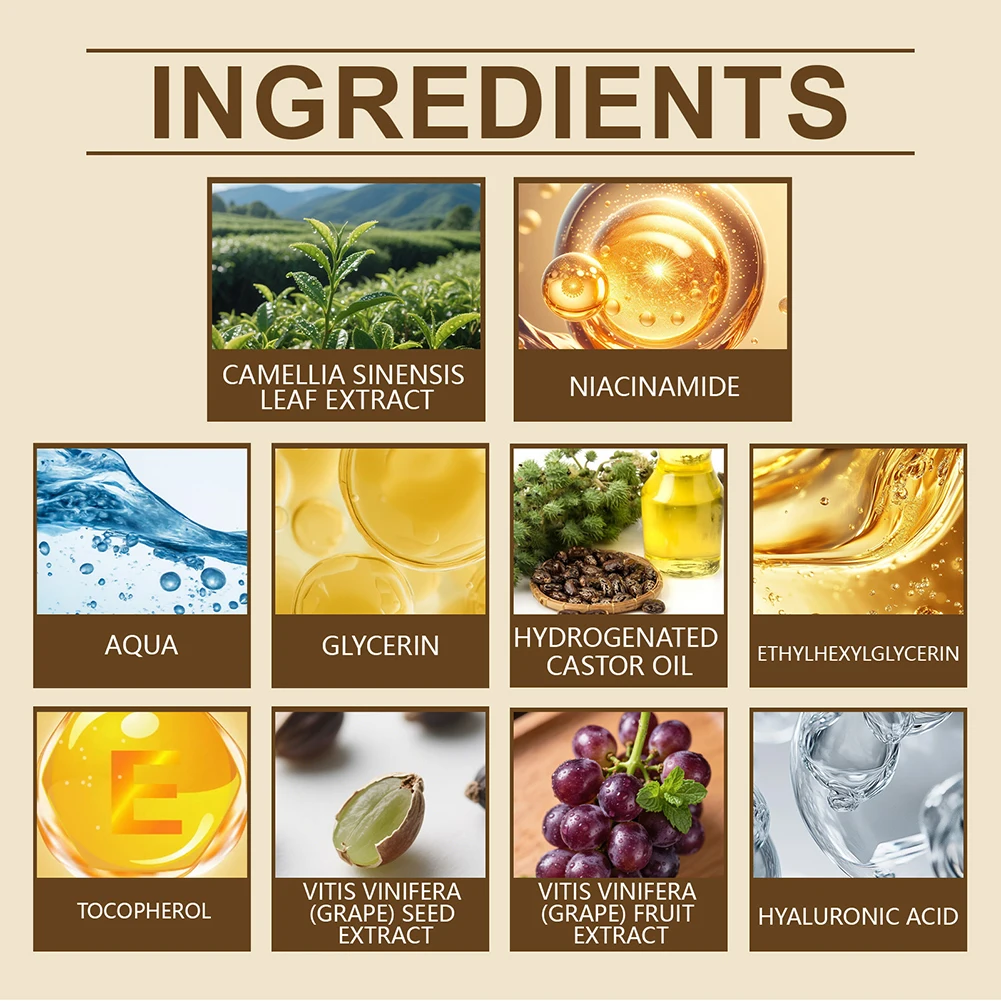 المضادة للتجاعيد لحظة رفع تأثير الرول الكرة لطيف ترطيب زيت الوجه ترطيب غير دهني تغذية للبشرة المرنة