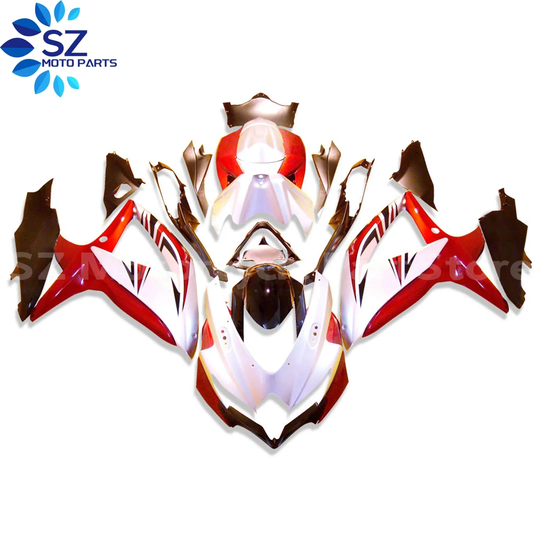 Injection Mold New ABS Fairings Kit Fit for Suzuki GSX-R 600 750 K8 2008 2009 2010 08 09 10 Bodywork Set view 5
