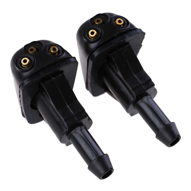 2Pcs Plastic Windshield Wiper Washer Spray Nozzle Spray Nozzle Injector Ejector Car Auto Maintenance Accessories Hot