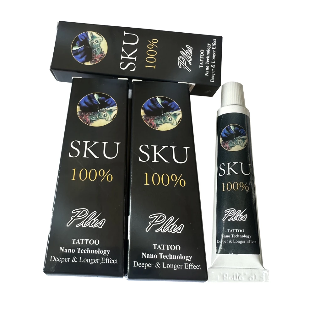 

100% Newest SKU Tattoo Cream Before Permanent Makeup Microblading Piercing Eyebrow Lips Liner Auxiliary Cream 10g