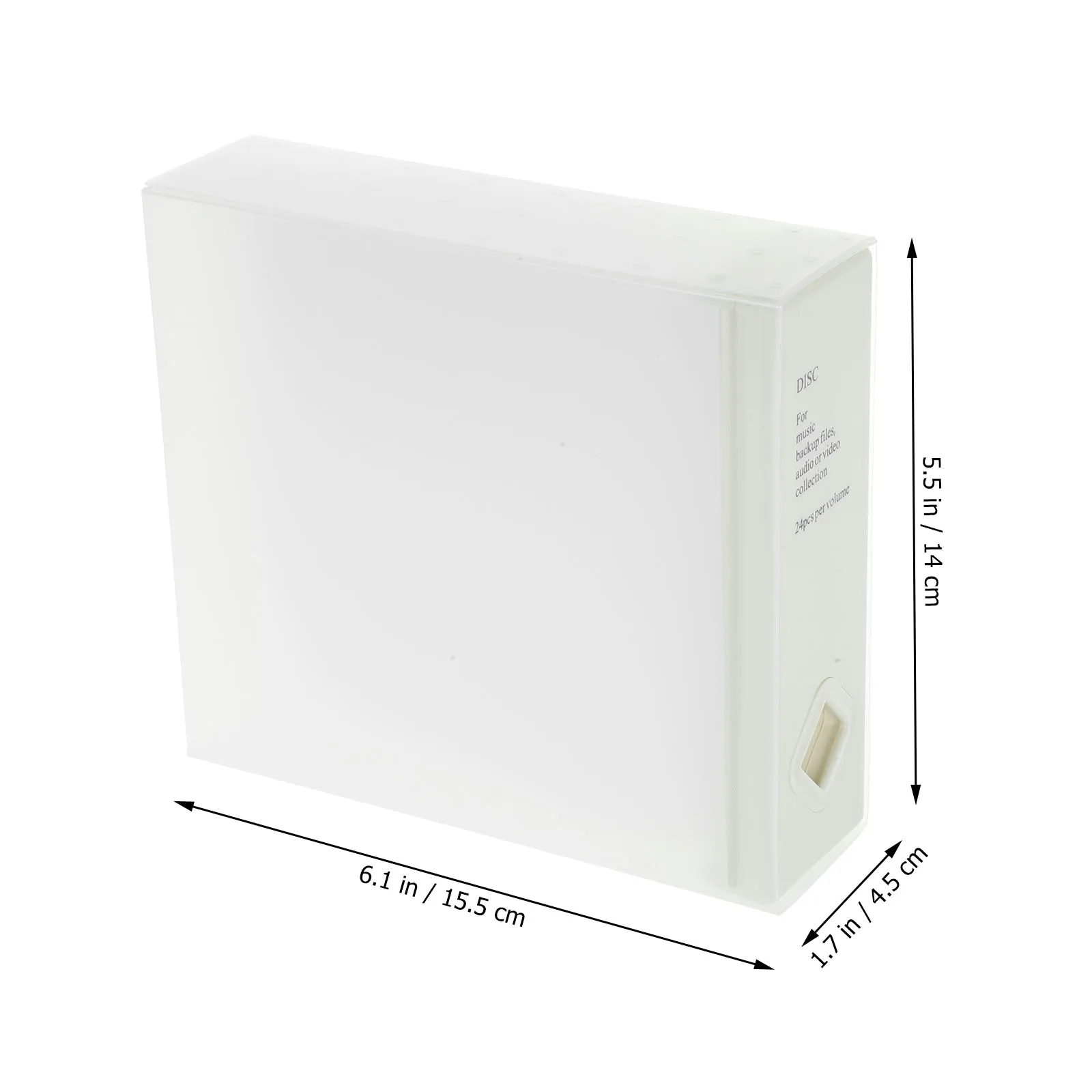 

CD Storage Case Portable DVD ganizer Empty Disc Holder Plastic Carrying Case for Car Game Disk Wallet