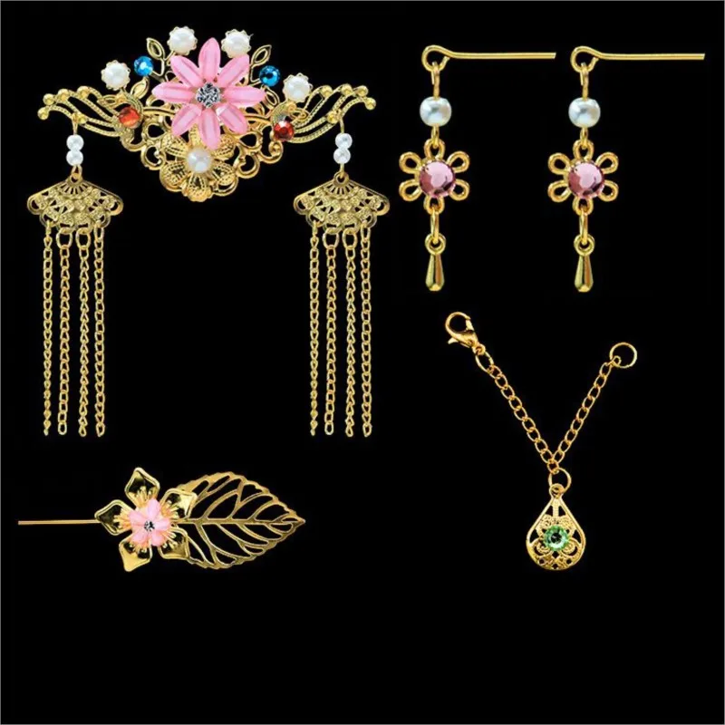 2025 neue Kreative 30 cm Puppe Alte Kostüm Kopfschmuck Chinesische Alte Puppe Zubehör Kopfschmuck Dekoration Puppe Kopfbedeckungen LI334