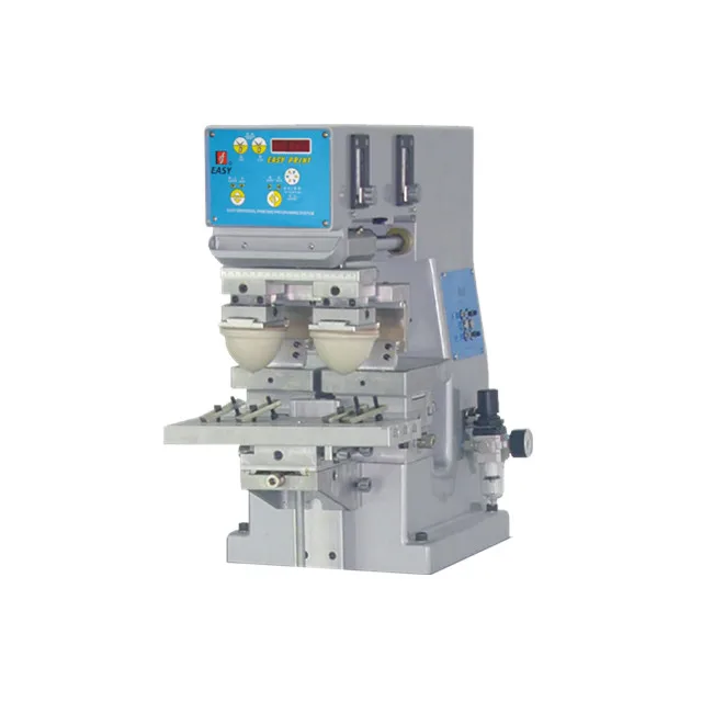 1 Color 2 Piece Printing At The Same Time Tempo Pad Printing Machine