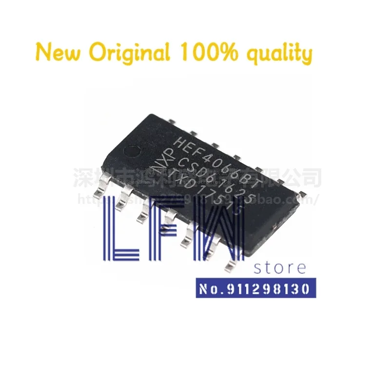 10pcs/lot HEF4066BT HEF4066B HEF4066 4066 SOP14 Chipset 100% New&Original In Stock