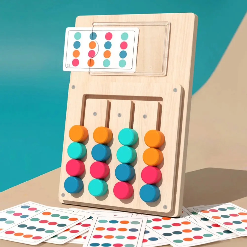 

Brain Logic Colors Matching Game Training Enlightenment Hand-eye Coordination Thinking Develop Toys Early Educational