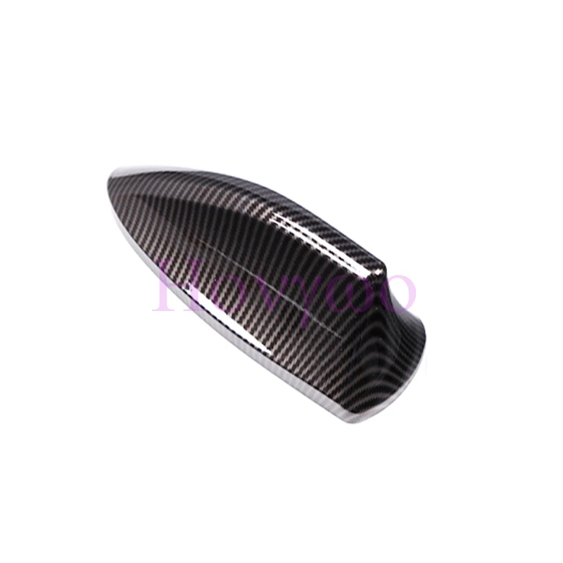 ألياف الكربون الحقيقية سقف السيارة زعانف القرش هوائي غطاء الكسوة لسوبارو BRZ لتويوتا GR86 2022up #6