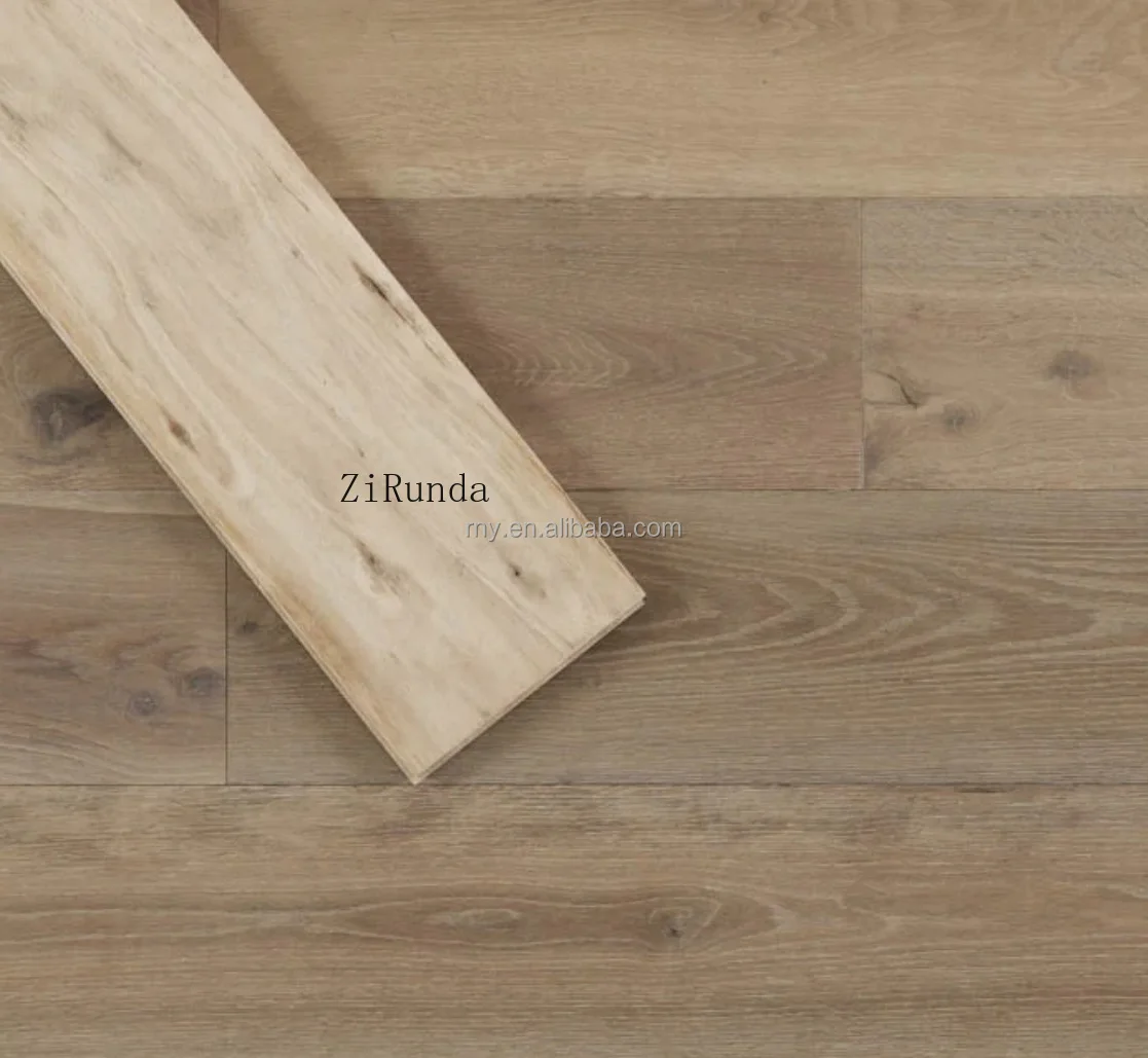 Индивидуальная версия прочного дубового темно-коричневого цвета, устойчивого к царапинам, инженерного полога из твердой древесины в помещении.