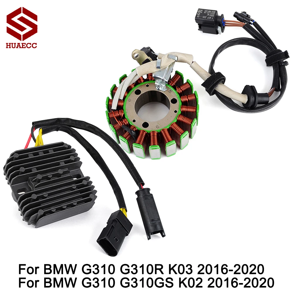 

Generator Stator Coil Voltage Regulator Rectifier Kit for BMW G310 G310R K03 G310 G310GS K02 2016-2020