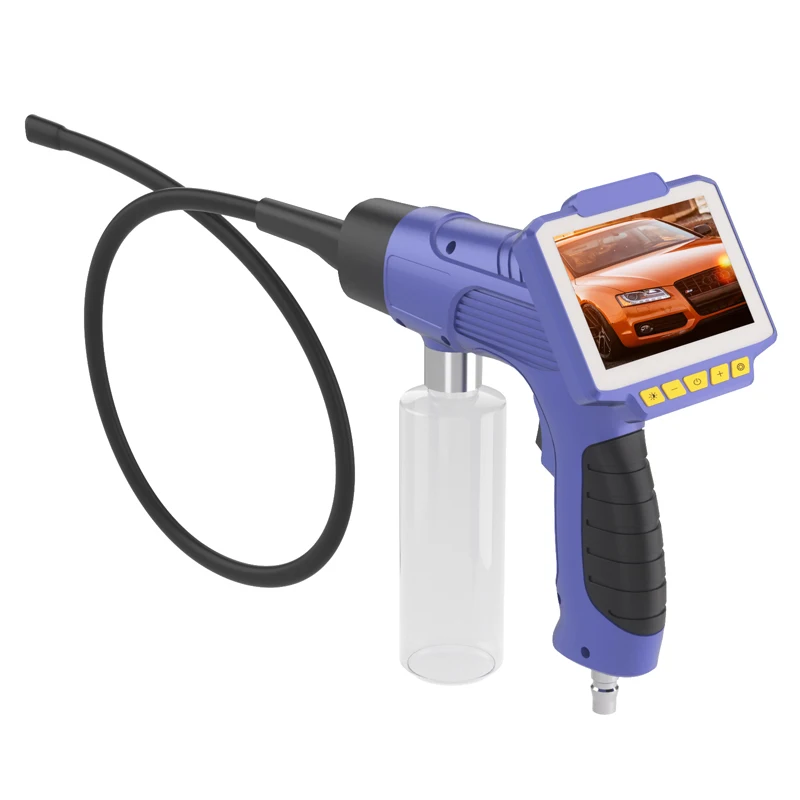 

Dearsee Endoscope with 4.3 Inch Car Washing Machine Water Spray Visual Cleaning Borescope