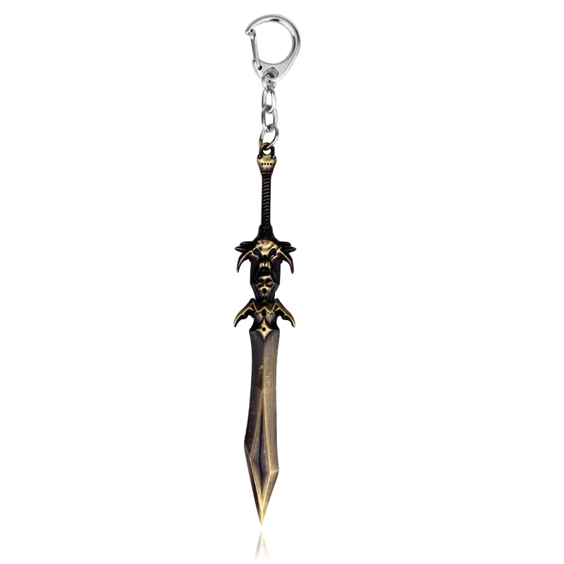 Dota 2 Keychain Toys Set New Game Dota2 Weapon Sword Model Talisman Ornaments Gift for Player Game Fans Keychain  Gift