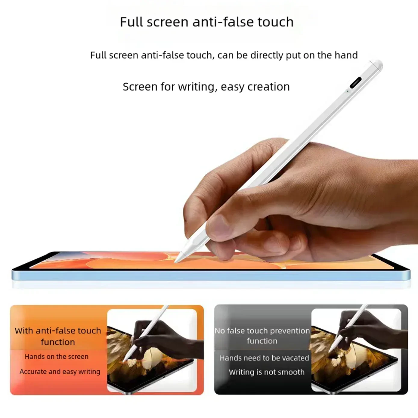 For iPad Pencil 2024 Air 6 M2 Pro M4 Stylus Pen with Bluetooth function For iPad Pro 11 12.9 Air 4/5 7/8/9/10th mini 5 6 Tablet