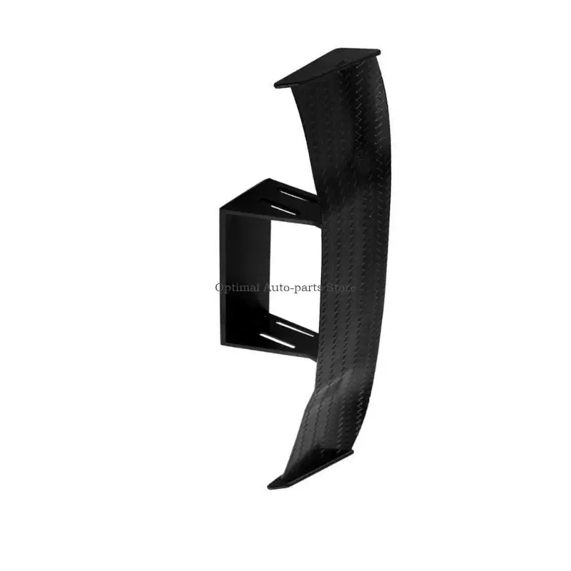 

Compact Vehicle Spoiler Sticker Universal Adhesive Backing Durability Plastic