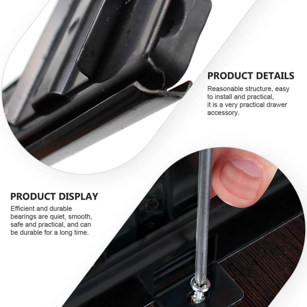 

Drawer Rails Keyboard Slider Thicken Rolled Steel Closet Extension Sliding