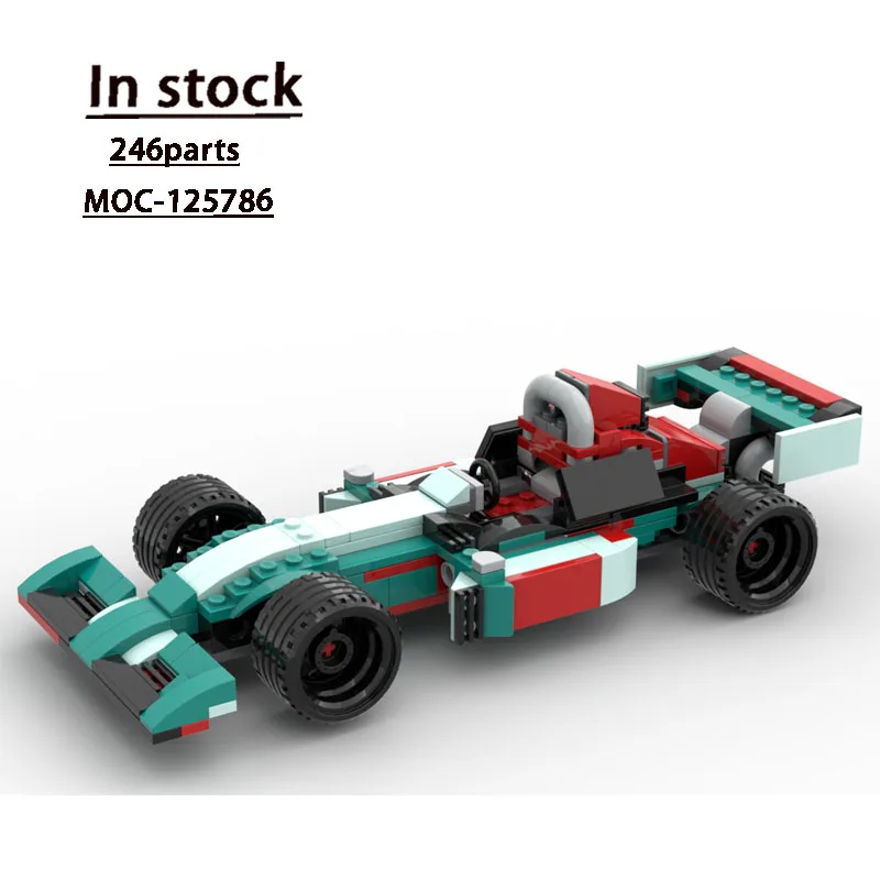 

MOC-125786 New Classic Sports Super Racing Car Building Blocks Model, 246 Parts, Creative Birthday and Christmas Gift for Boys