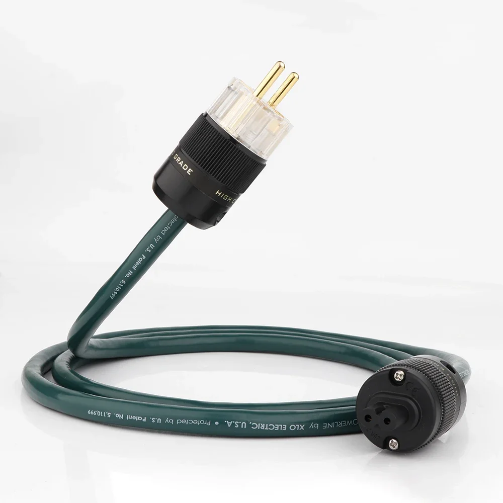 XLO PRO PL-1500 US AC Power Cable with firgure 8 C7 IEC Power cord hifi AMP/CD Mains Power Cable