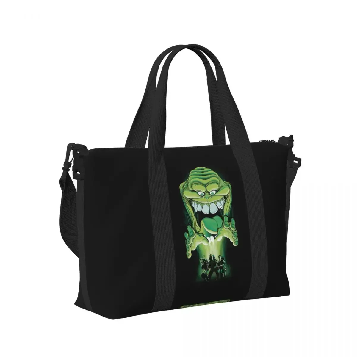 

Ghostbusters Logo Cartoon Comedy Film Beach Travel Bag Large Capacity Tote Bags for Gym Sport Women Shopping Duffle Shoulder Bag