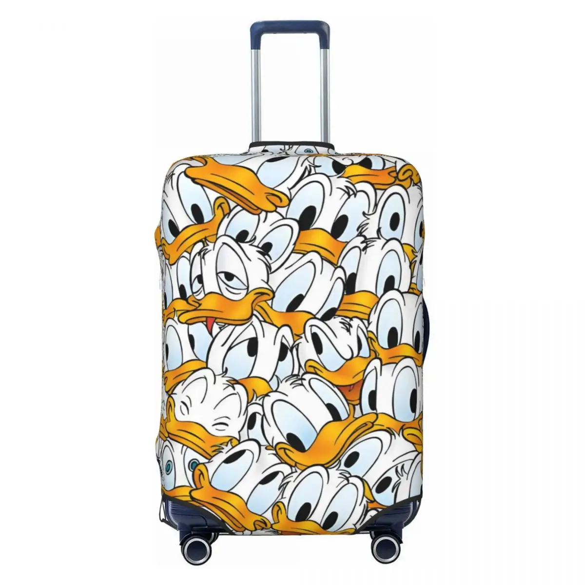 

Чехол для багажа с изображением Дональда Дака в стиле аниме, забавный юмористический защитный чехол для чемодана, подходит для чемоданов 18-32 дюймов