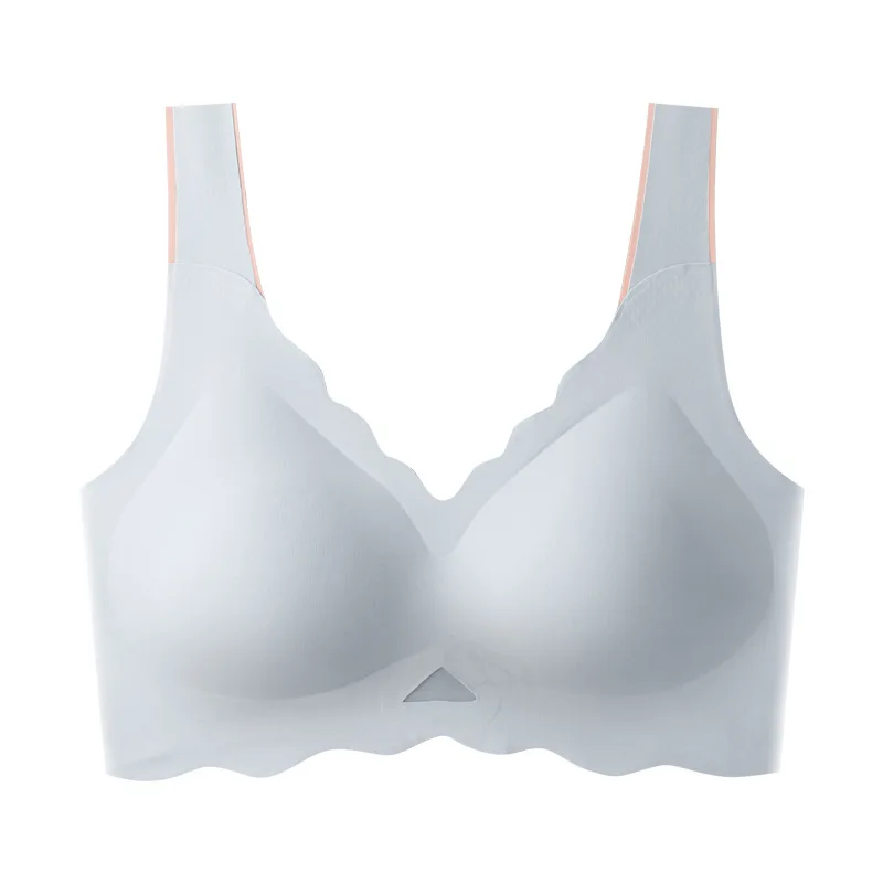 New Xiaomi mijia seda de gelo 3/4 Copos Não-aço Anel Tank Top Sutiã Skin-friendly Soft Respirável Não-marcação Látex Recolhendo Sutiãs