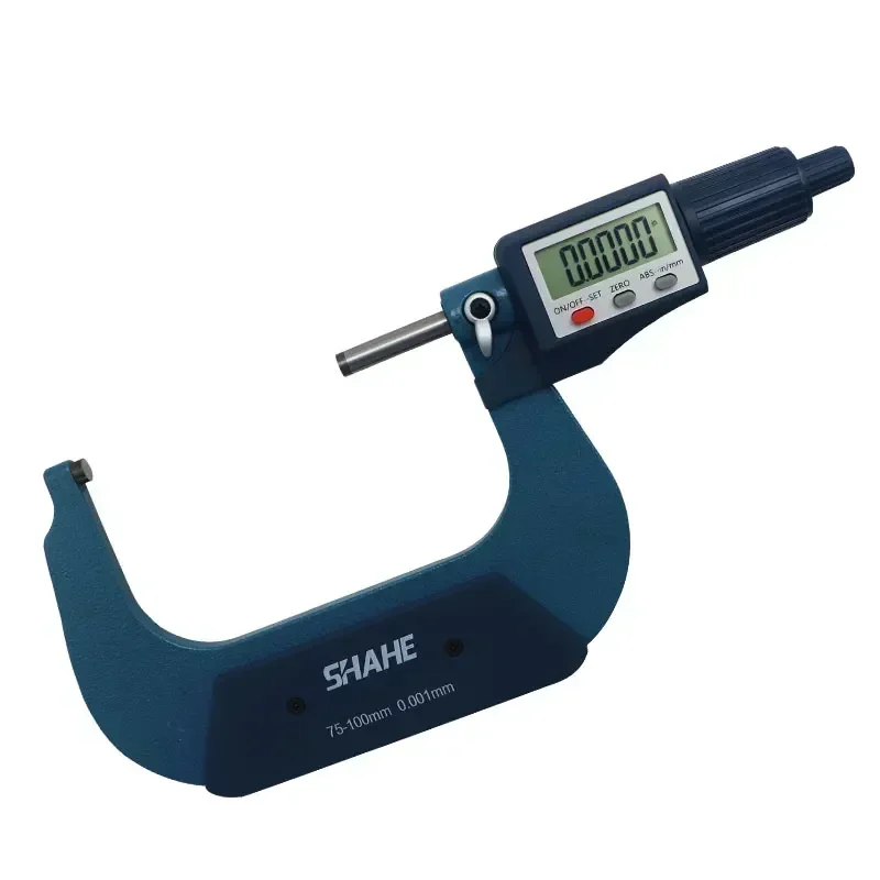 SHAHE 75-100mm 0.001mm Large Display Digital Micrometer Electronic Digital Outside Micrometro Caliper Measuring Tools