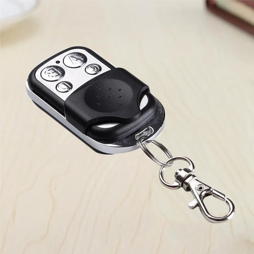 

4 Buttons Black Silver Garage Door Opener Remote 315 Compatible Replacement for Pt2260 Pt2262 Ht600 Ht6010 Smc918 Series
