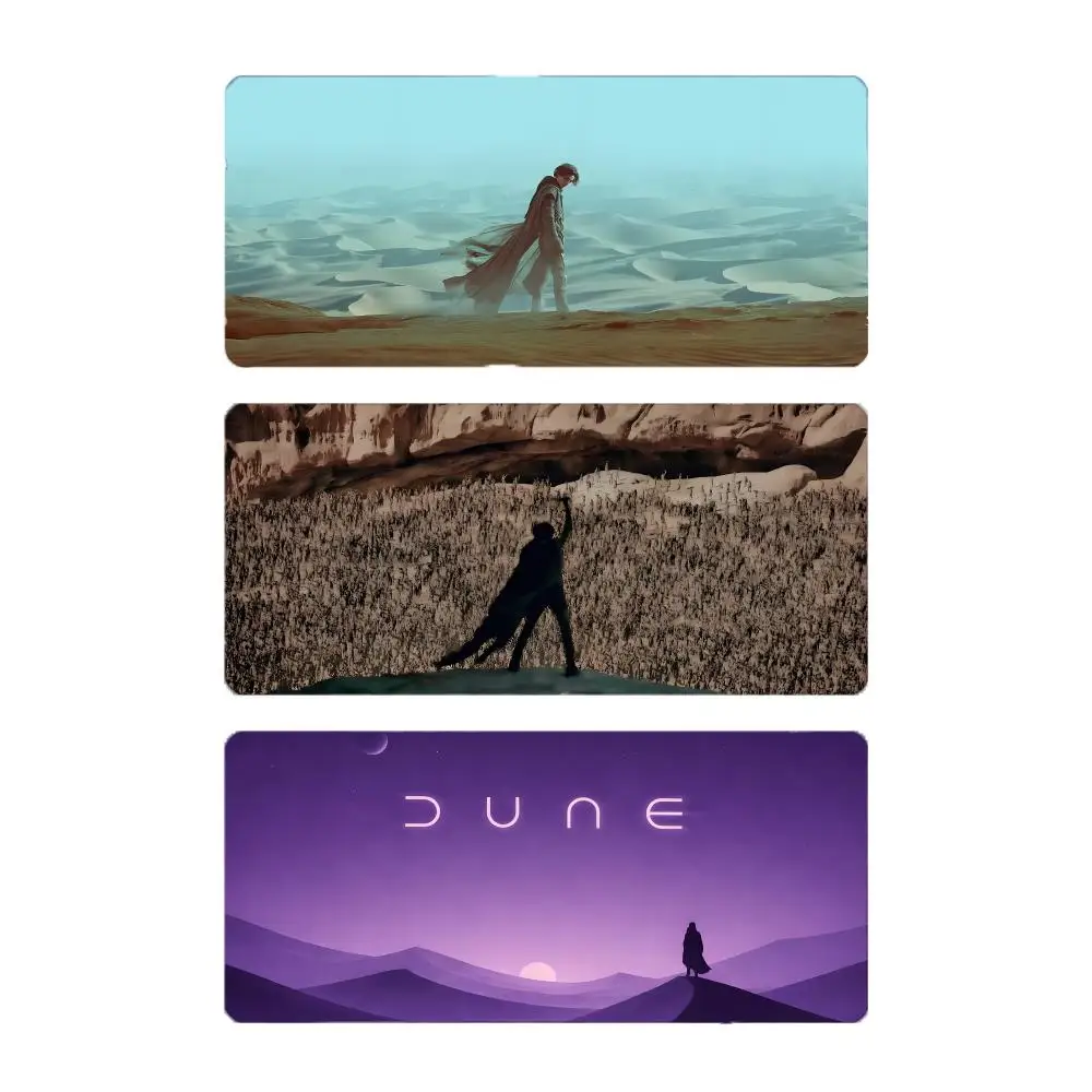 Movie SciFi Dune Mouse Pad Large Gaming Mousepad with Stitched Edges Thickened Desk Mat PC