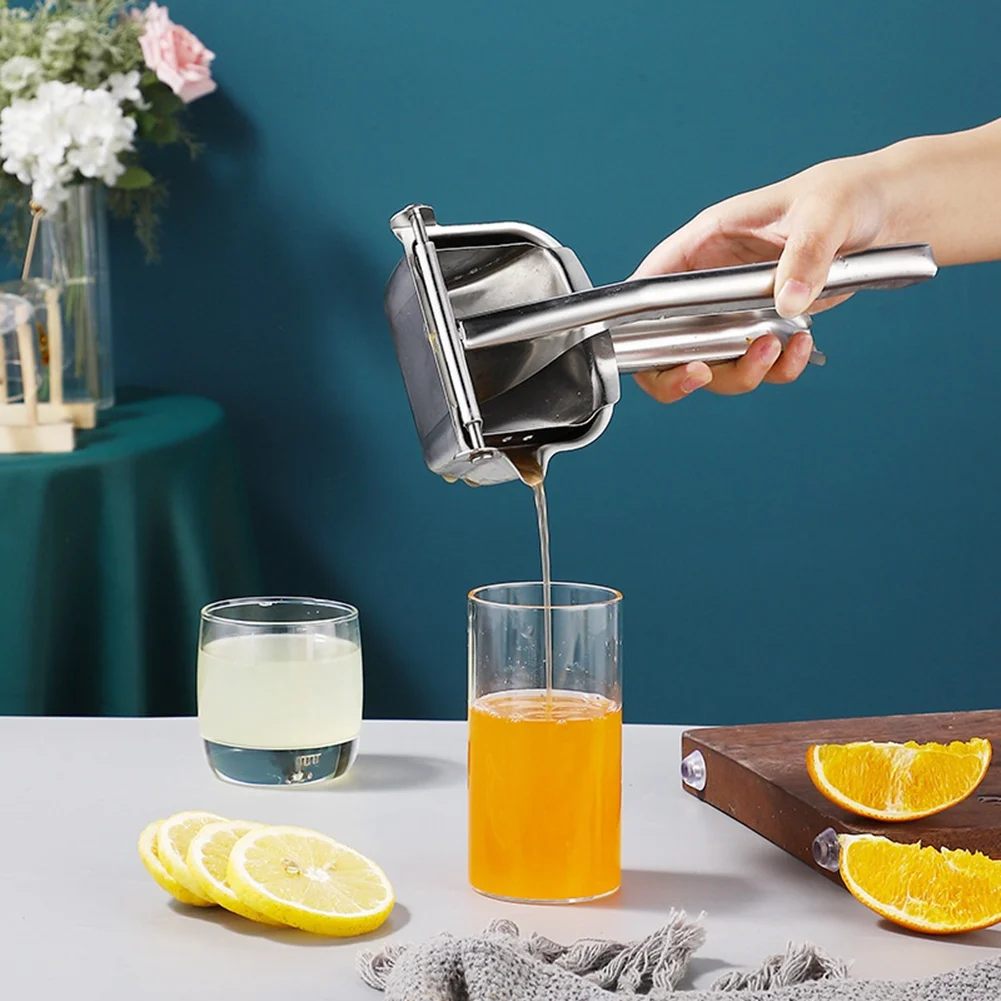 Orange Juicer Fruit Press Processor Apple Fruit Tool 304 Stainless Steel Manual Juicer Lemon Citrus Orange Squeezer