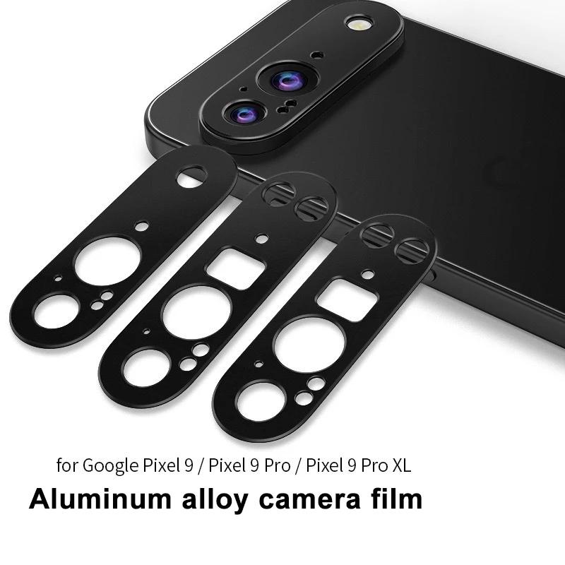 Film lensa Pixel9 Pixel9Pro Pixel9ProXL aluminium logam pelindung kamera belakang untuk Google Pixel 9 Pro XL casing lensa pelindung layar
