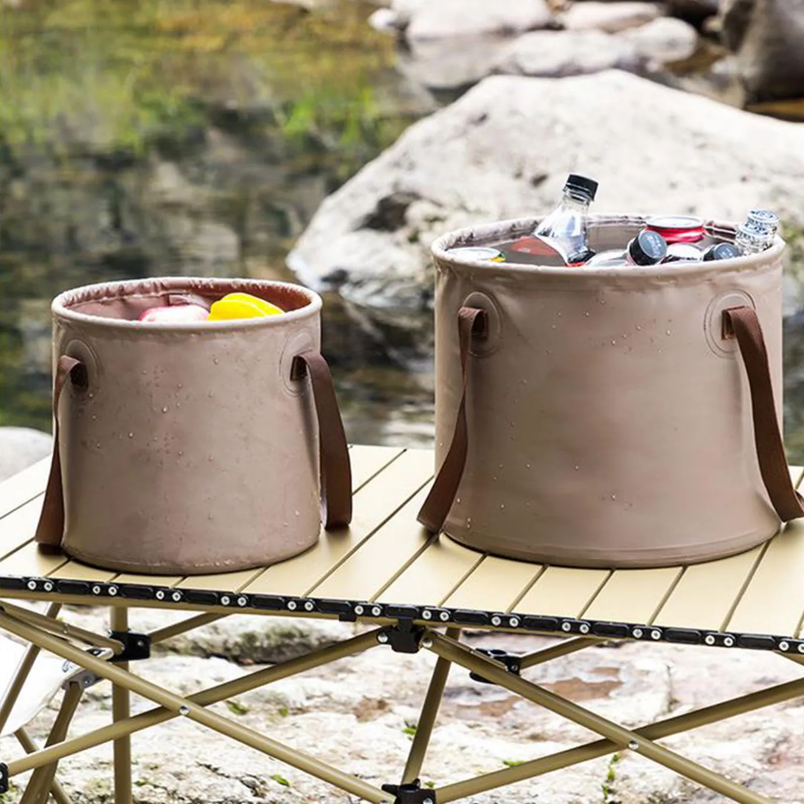 

Folding Foot Collapsible Sink For Folding Wash Basin Camping Hiking Outdoor Portable Wash Basin Foldable Water Bucket