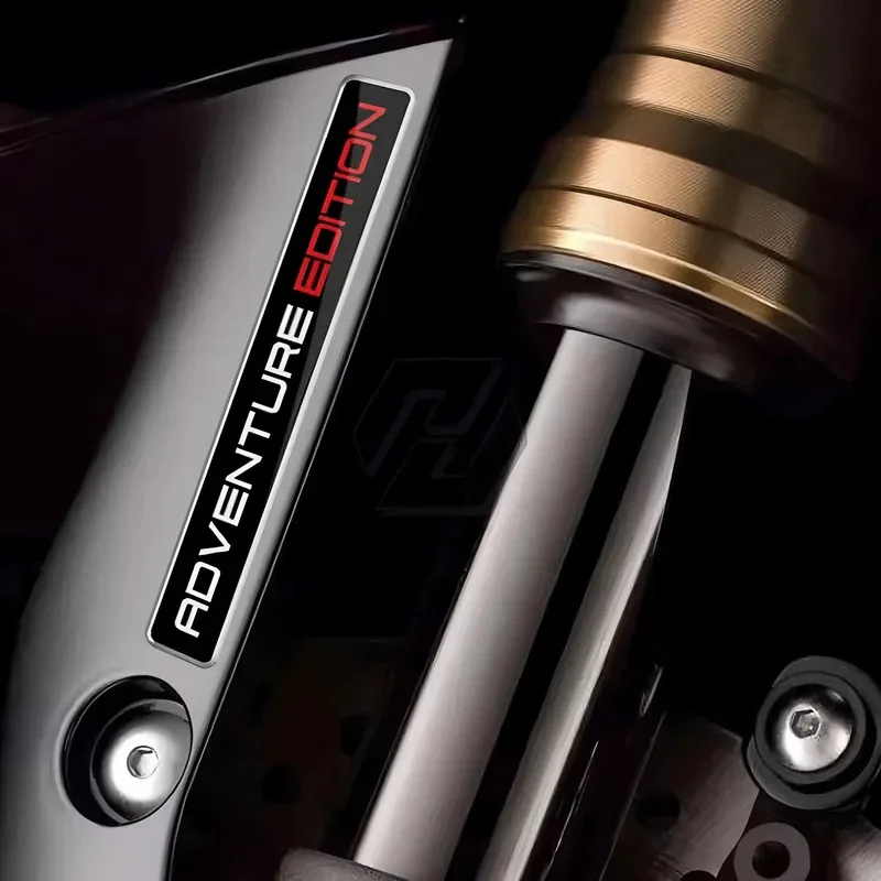 2 قطعة ملصق ثلاثي الأبعاد إصدار أسود لخزان الدراجة النارية لكاواساكي وهوندا وبي إم دبليو وسوزوكي وأبريليا ملصقات دراجات نارية