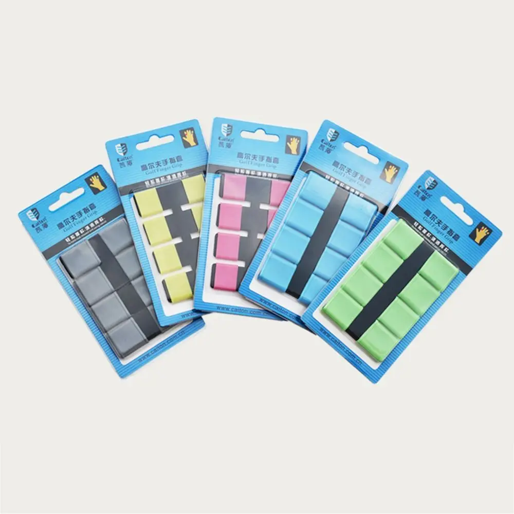 8PCS 실리콘 골프 손가락 슬리브 미끄럼 방지 스포츠 손가락 밴드 내마 모성 손 보호대 지원 농구 테니스 볼링 썸네일 4