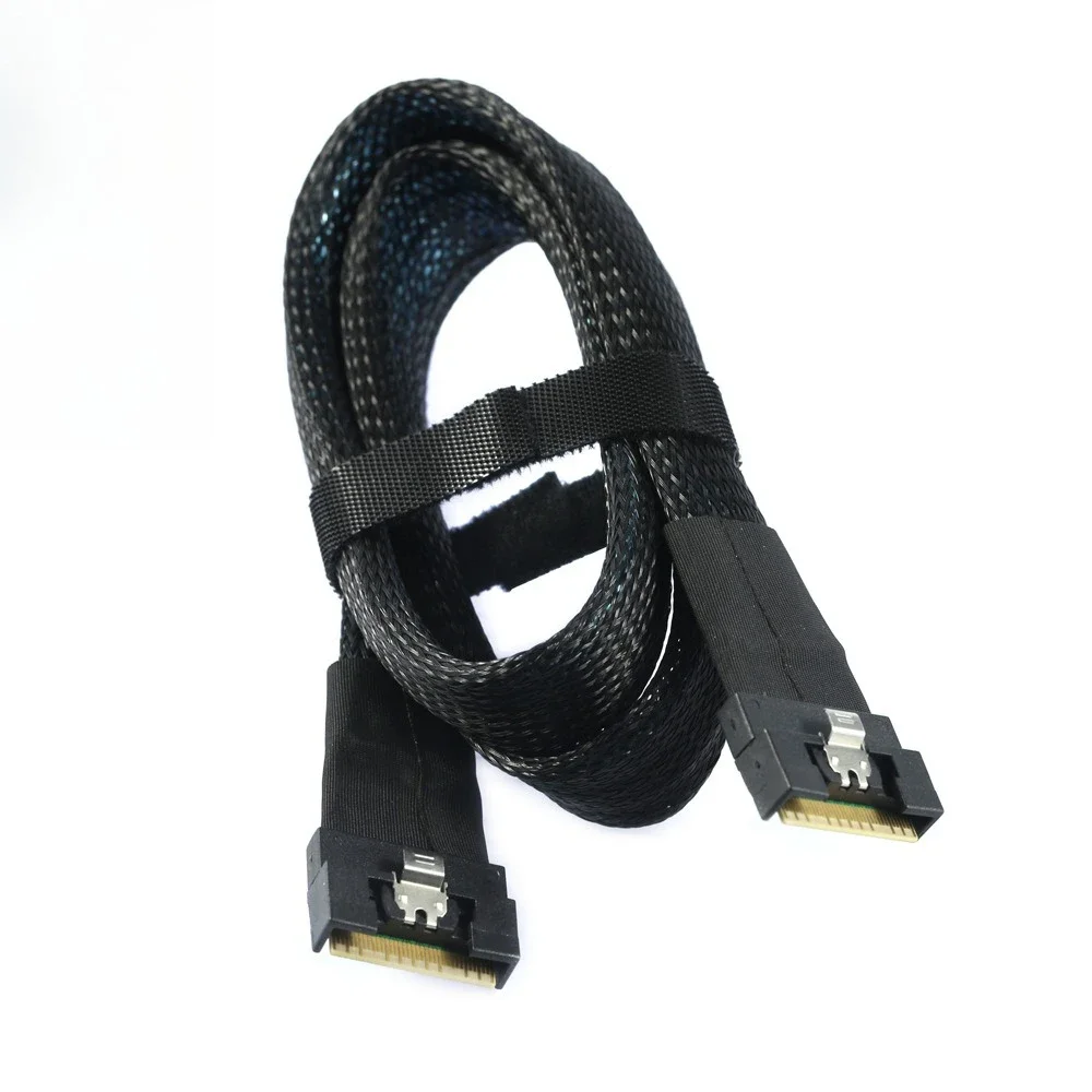 ADT-Link Slimsas MINI SAS SFF-8654 8I 74ピン PCIE サーバー内部高速ケーブル 8643/ 8611 4I/ 8654 8I-8654 4I 長さオプション