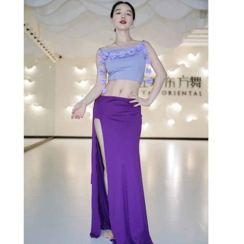 women's belly dance practice clothes sexy temperament performance set adult oriental dance professional training clothing