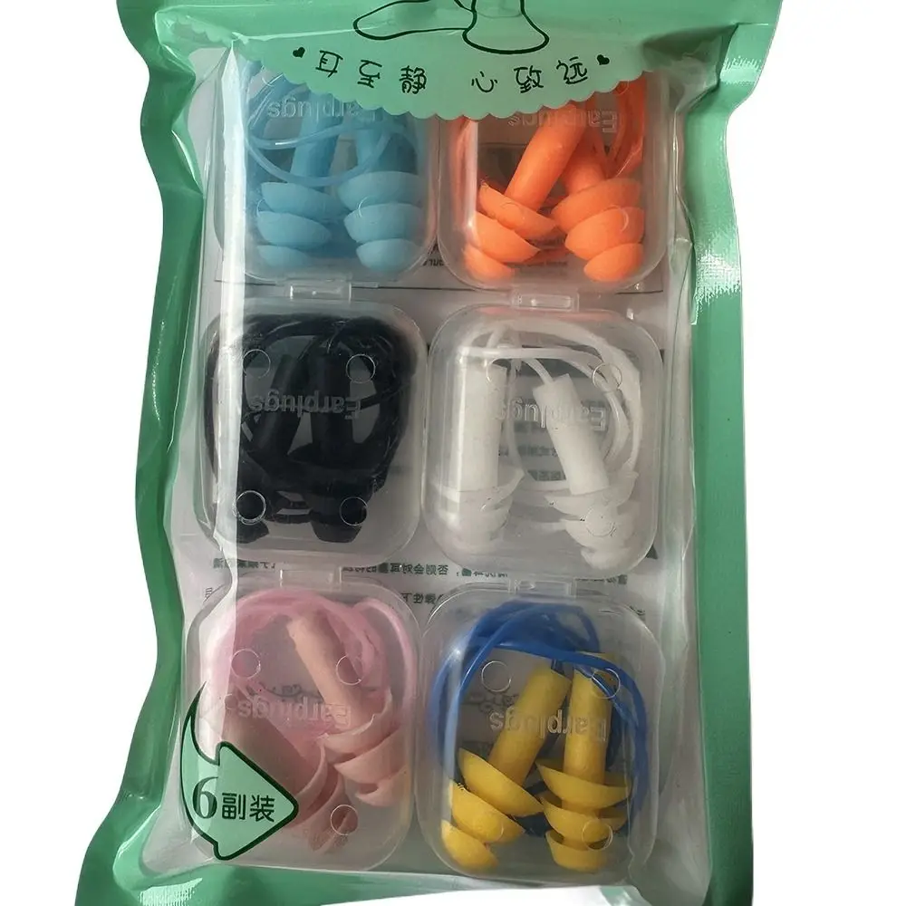 Diving Surf Sleep Swimming Accessories Box-packed Soft Ear Clips Sports Earplugs Silicone Earplugs Nasal Protection Nasal Clip