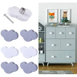 White Cloud Pulls Bar Furniture Handls Cute Cartoon Knobs Room Decor for Kid Cabinets Drawer Pull Handle Cabinet Wholesale