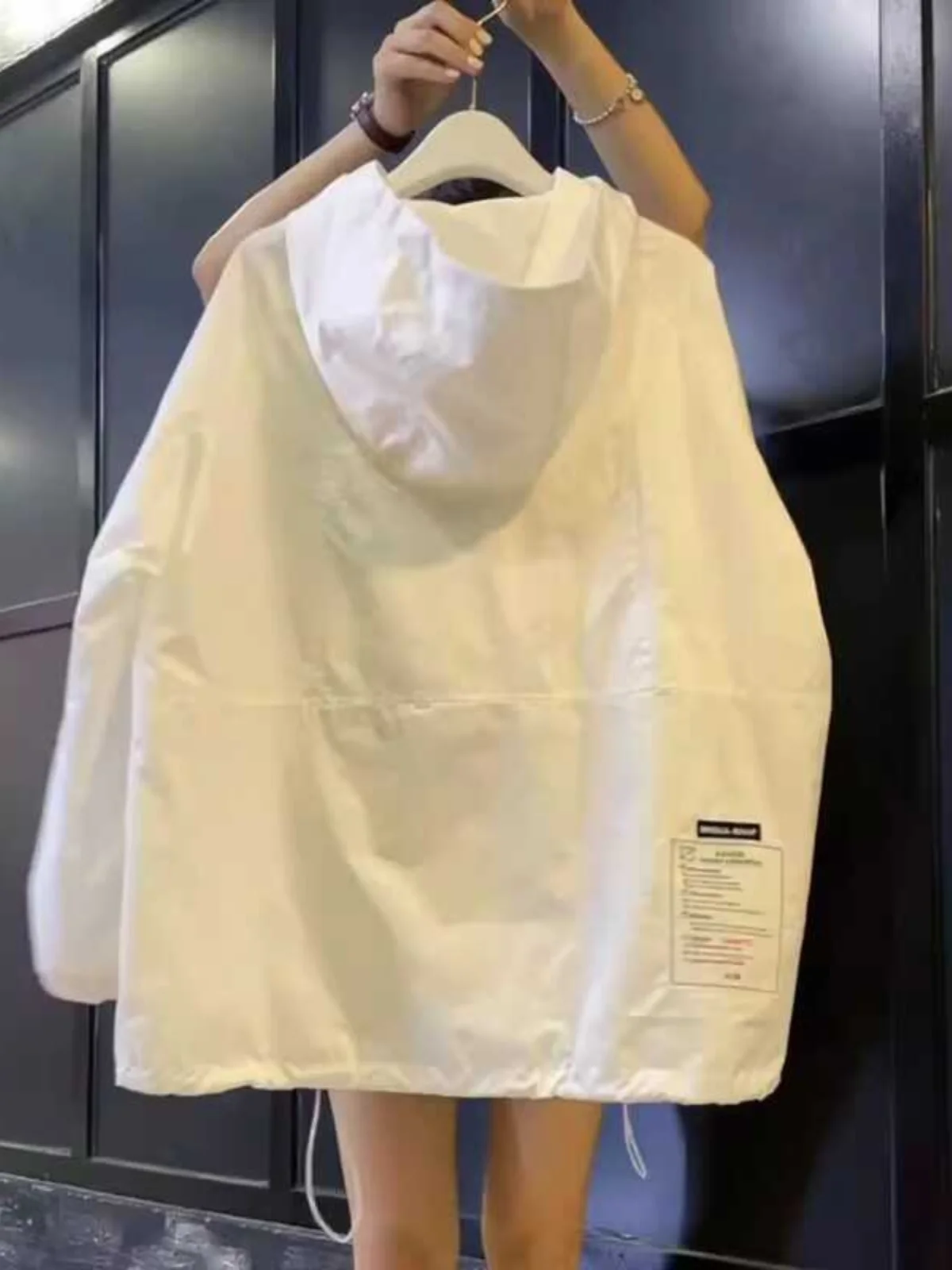 Giacca a Vento Casual con Doppia Cerniera, Sottile, Primaverile e Autunnale, Abbigliamento Protettivo Solare alla Moda per Donne, Indossabile all'Aperto