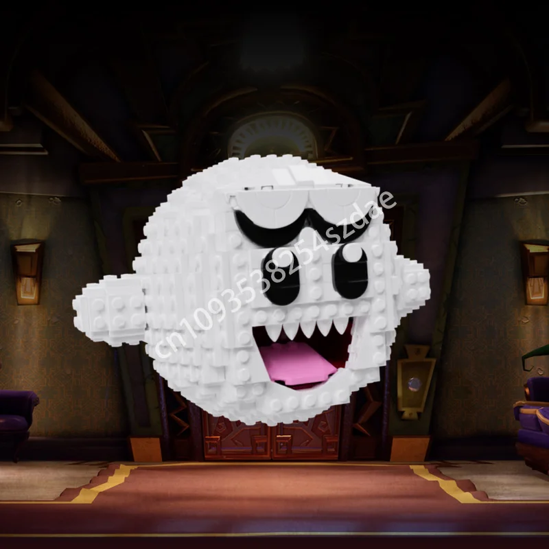 

841pcs MOC Boo Italian Plumber Building Blocks teenager Christmas toy Gift teenager Hands-on ability up Christmas toy Gift