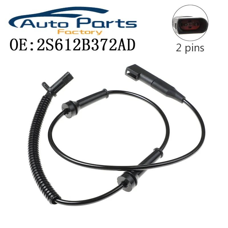 

New Front Left And Right ABS Wheel Speed Sensor For Ford Fiesta 2001-2008 2S61-2B372-AD 2S612B372AD