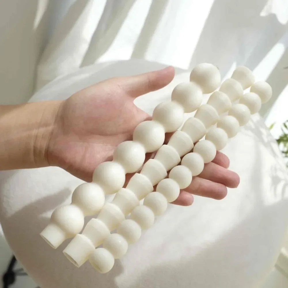 Bubble Pillar Acrylic Molds for Candle Bamboo Column Scented Decor Plastic Mould Geometry Making Tools DIY Sphere Cylinder Gifts