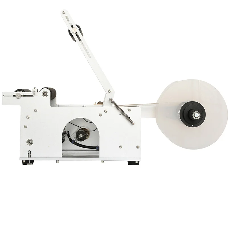 

LIANTENG MT-50 Semi-automatic Round Bottle Labeling Machine, Plastic Glass Bottle