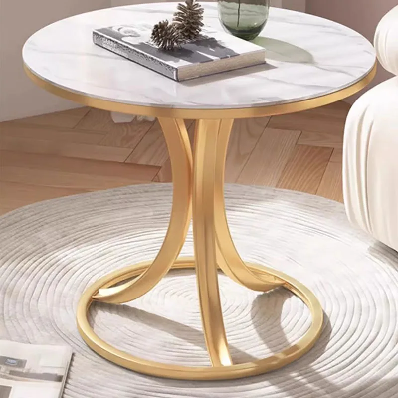 

Metal Marble Coffee Table Living Room Dining Round Small Basses Circle Coffee Tables Nordic Modern Mesa Garden Furniture Sets