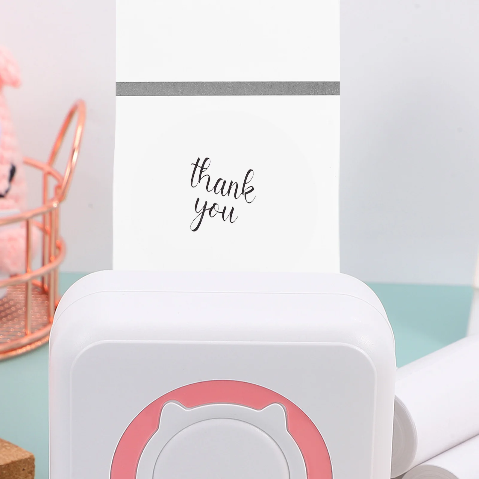 

1 Roll 50X50Mm Transparent Thermal Label Paper Clear Self-Adhesive Sticker Roll For Pricing Jewelry Qr Code Diy Crafts Labeling