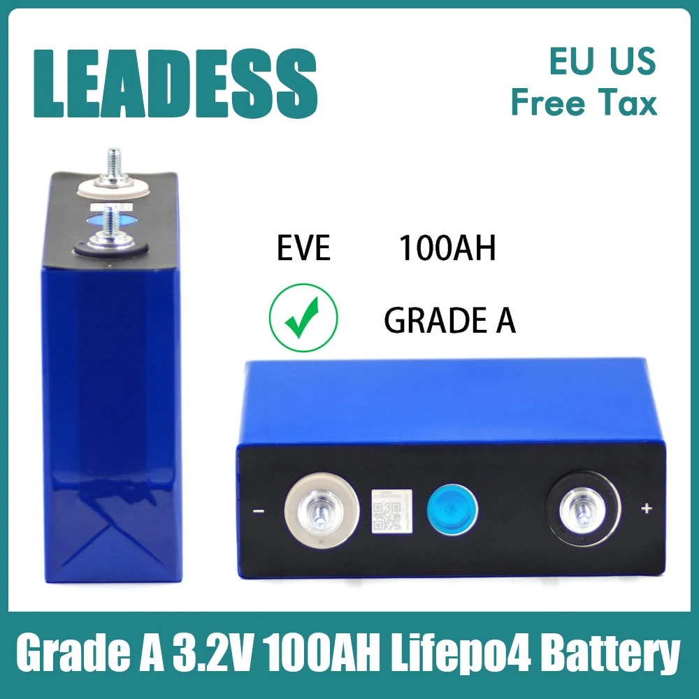 

Gaiaray EVE Grade A 3.2V 100AH Lithium phosphate battery Batteries Pack DIY 12V 24V Lifepo4 Cell for Solar Energy Storage System